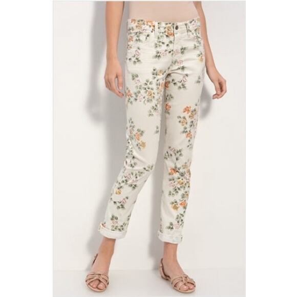 Citizens of Humanity Mandy High Waist Retro Slim Roll Up Jeans in Red Snake - Picture 10 of 10